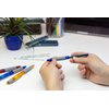 Schneider Slider 755 XB (Extra Broad) Ballpoint Pen Refill, 1.4 mm, ISO Format G2, Blue Ink, Box of 10 Refills (175503)