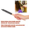 Mini Round Brush Small Round Hair Brush Hairdressing Comb Hair Curler Brush Makeup Comb Teasing Brush 20# for Blow Drying Curly Hair Styling Bangs Lifting Beard Care