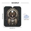 ALAZA Indian Tribal Skull Barber Cape for Men Women, Waterproof Haircut Apron Beard Shaving Bib Hair Cutting Cloth 55 x 65 Inch