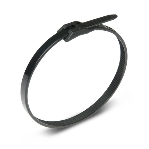 Ancor 199325 Cable Tie, Low Profile, 8", Black, 100pc