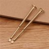 4Pcs Ear Pick Ear Curette Cleaner Earwax Removal Cleaning Tools Brass Reusable Ear Cleaner with Key Ring