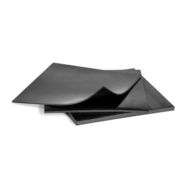 MATNIKS Rubber Sheets, Black, 6x6-Inch,1/16,1/8,1/4 (Variety Pack) Commercial Neoprene Plumbing Pipe Insulation Gaskets DIY Material Supports Leveling Sealing Bumpers Protection