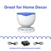 Noa Store Sensory LED Room Lights - Light Projector for Bedroom - Ocean Waves Projection Lamp with Calming Music - Night Light for Kids - Blue Ceiling Projector Lamps for Adults and Children