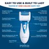 Electric Callus Remover: Own Harmony Professional Pedicure Tools Foot Care for Women, Rechargeable Foot Scrubber, CR900 Electronic Feet File Pedi Sander Best for Hard Cracked Dry Dead Skin, 3 Rollers