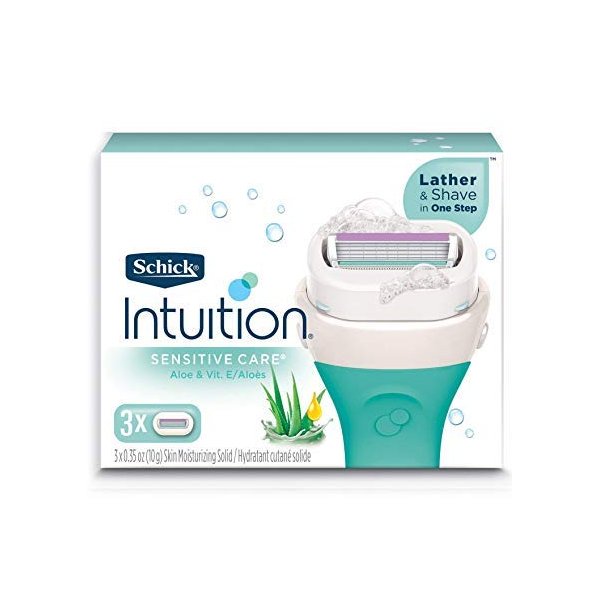 NEW Schick Intuition Sensitive Care Moisturizing Razor Blade Refills for Women with Natural Aloe 12 Count (Limited Edition)