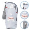 Kisangel Infant Bottles 1pc Car Milk Bottle Warmer Portable Baby Bottle Bag Insulated Milk Bottle Bag Keep Warm Carrying Sleeve Pouch for Newborn Toddler Baby Bottles