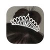 YERTTER SilverTiara Crown with Hair Comb Pearl Headpieces PrincessTiara Mini Crystal Rhinestones Hair Accessories Decorative Hair Pieces for Women Girls (Style 3)