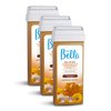 Depil Bella Roll On Wax Chamomile and Calendula Depilatory | Body Waxing, Hair Removal Wax-Cartridge | For Men and Women | Home Self Waxing | Sensitive Skin | Dermatologically Tested (3 PACK)