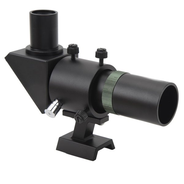 6X30 Finder Scope, Correct Image Optical Finder, Right Angle Optical Finder, Multilayer Coating with Bracket for Astronomical Telescope