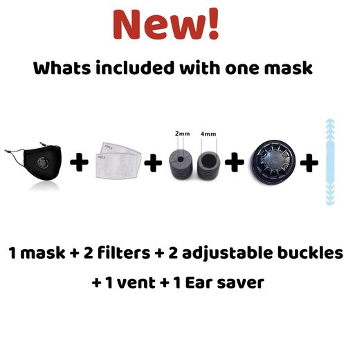 Multi Color FACE MASK - Vent Mask - Reusable Face Cover - Face Mask - Personal Care Gifts - Filtered Face Mask - Unisex Face Cover