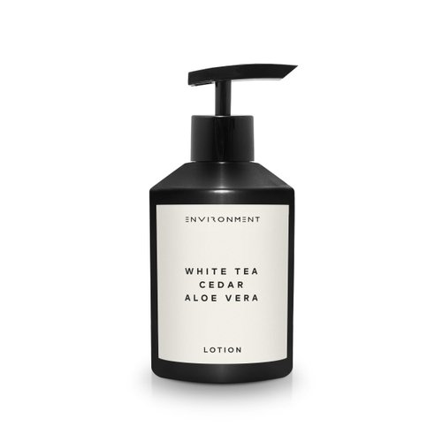 Stone Candles ENVIRONMENT Inspired by Westin Hotel White Tea Lotion (White Tea | Cedar | Aloe Vera)