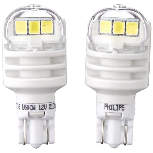 Philips Automotive Lighting 921WLED Ultinon LED Bulb (White), 2 Pack