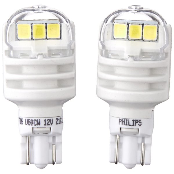 Philips Automotive Lighting 921WLED Ultinon LED Bulb (White), 2 Pack