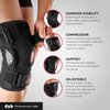 McDavid Maximum Support Knee Brace with Hinges (429X). Compression and Stability Straps for ACL, LCL, Arthritis, Tendonitis, MCL, Patella. Left and Right. Men and Women.