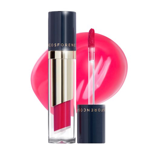 FORENCOS Tattoo Glass Lip Gloss Tint, Korean Glossy Tint/Stain, High Pigmentation, Glasting Shine, Long Lasting, Moisturizing, Lightweight, Non-Sticky Formula (02 SANGUINE)