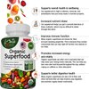 Organic Superfood Greens Fruits and Veggies Complex - Best Dietary Supplement with 14 Greens and 14 Fruits & Vegetables with Alfalfa Rich in Antioxidants Organic Ingredients Non-GMO 60 Tablets