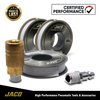 JACO ThreadPro PTFE Thread Seal Tape - 1/2" x 100 ft. (Mega Roll, 3 Pack) | Professional-Grade Thread Sealant (Cool Gray)