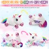 Sumind Rainbow Unicorn Mommy Stuffed Animal with 5 Cute Baby Unicorns in Her Tummy Plush Toy for Mama Girls Baby Toddler Kids 3 4 5 6 7 8+ YearChristmas Birthday Gifts(Adorable Style,White)