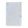 Vinyl Ring Binder Pockets - 9 ½ x 6 Inches - Fits All Standard Ring Binders - Zip Closure to Secure Your Belongings - 12-Pack