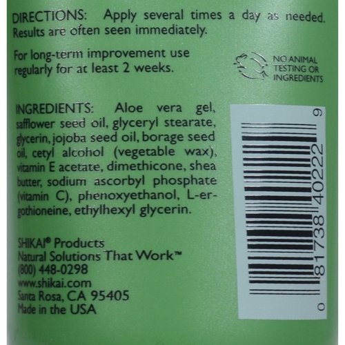 Shikai Borage Therapy Hand Cream Unscented - 2.5 fl oz (Pack of 2)