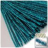 The Crafts Outlet Chenille Sparkly Stems, Pipe Cleaner, 12-in (30-cm), 1000-pc, Light Green
