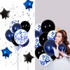 10th Birthday Decorations for Boys Girls Blue Birthday Decorations For Teenager Kids Party Supplies Including HAPPY BIRTHDAY Banner Balloons for Birthday Party Decor 10 Years Old Birthday Party