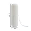 1 Piece Plastic Toothbrush Case Holder Travel Toothpaste Toothbrush Bin Holder Storage Wash Cup for Outdoor Travel Trip, Beige
