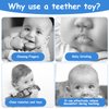 Aolso 2PCS Baby Teether Toys, Silicone Baby Teething Toys Phone Shape with 2PCS Pacifier Clip, Soft Teething Toys for Toddlers,Boys Girls Baby Chew Toys, Relief Baby Teething, Gum Discomfort