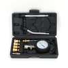 8PCS Compression Tester Kit 0-300 PSI Petrol Gas Engine Cylinder Pressure Gauge Automotive Tool for Motorcycle Car Truck (Black)