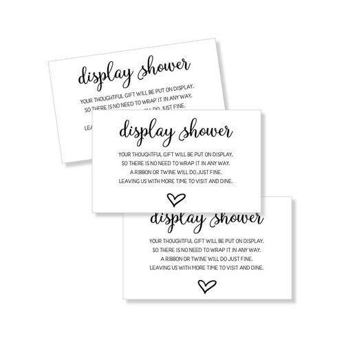 All Ewired Up 50 Count Bridal Shower Cards, Deep Vibrant Colors, 3in x 2.5in, Made in USA