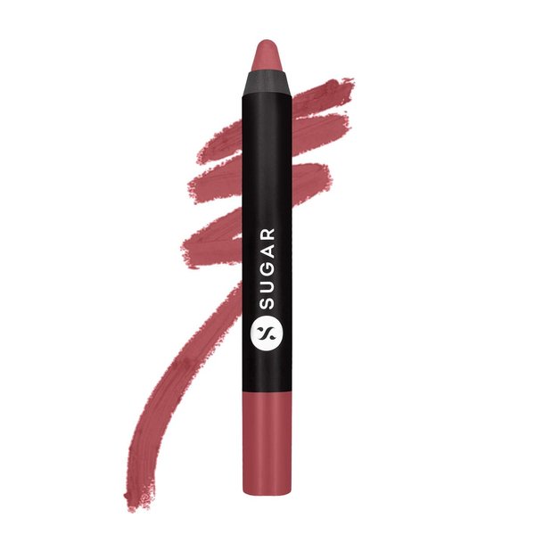 SUGAR Matte As Hell Crayon Lipstick - 07 Viola (Mauve Nude)
