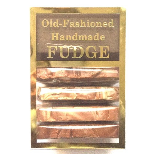Milkylicious Old Fashioned Handmade Smooth Creamy Fudge - Chocolate Fudge Assortment Box (4 Slices - 1 Pound) | Kettle Cooked & Individually Wrapped in USA in Small Batches for a Rich Delicious Taste
