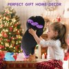 Toys for Girls Ages 3 4 5 6 7 8+ Years -16" Black Axolotl Mommy Stuffed Animal with 3 Baby Axolotl in Her Tummy, Cute Salamander Plush Toys Set, Toys for Baby, Toddler, Kids, Christmas, Birthdays Gift
