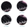 Qeelasee Faux Mink Silk Eyelash Extensions 0.03mm D Curl 15mm Semi-Permanent Individual Lashes Extension Professional Salon Use