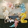 40 Inch Gold Number 5 & Mini Crown Balloon for Birthday Party Decorations, 5th Birthday Party Decorations, Baby Shower Anniversary Balloons Decorations Supplies