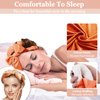 Heatless Curls Headband, Hair Rollers for Heatless Curls, 70" Velvet Heatless Curlers for Women Girls Overnight Curls, No Heat Hair Curlers to Sleep In - Orange