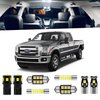 ENDPAGE 14-Pieces F250 F350 Interior LED Light Kit for 1999-2016 Ford F-250 F-350 Super Duty White 6000K Interior LED Lighting Package + Cargo Lights, License Plate Lights, Install Tool