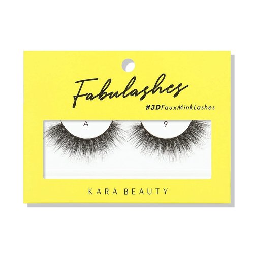 KARA BEAUTY FABULASHES 3D Faux Mink False Eyelashes - Style A9