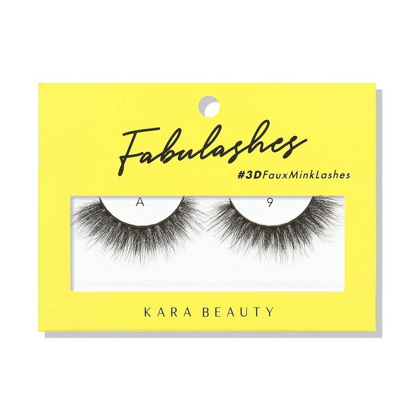 KARA BEAUTY FABULASHES 3D Faux Mink False Eyelashes - Style A9