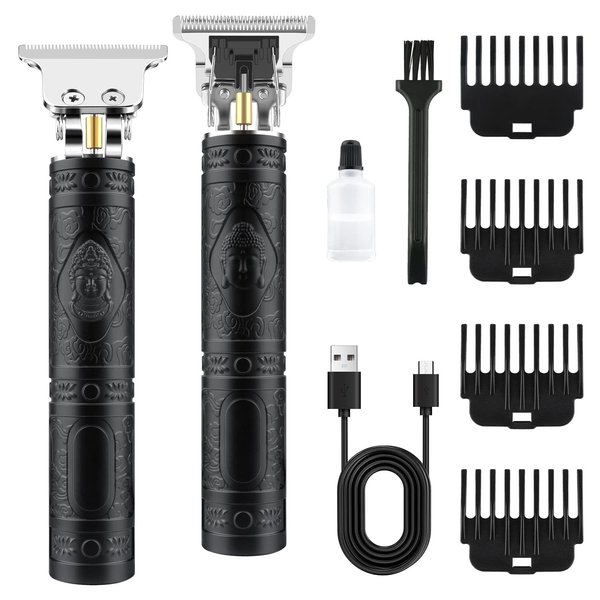 Hair Clippers for Men,Gifts for Fathers Day Husband Dad Men,Beard Trimmer Zero Gapped Cordless Hair Trimmer T-Blade Trimmer Mens Hair Clippers Shaver Edgers Clippers Grooming Kit with Guide Combs
