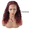 Short Box Braided Wigs For Black Women Knotless Cornrow Braids Wigs For Women Briaded Lace Front Wigs Baby Hair Twist Synthetic Light Weight Braiding Wig For Black Women (#T1B/BUG-#Black/BurgundyT)