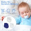ONESING 16 Pairs Baby Mittens Newborn Mittens No Scratch 0-6 Months Warm Mittens for Newborn Baby Boys Girls