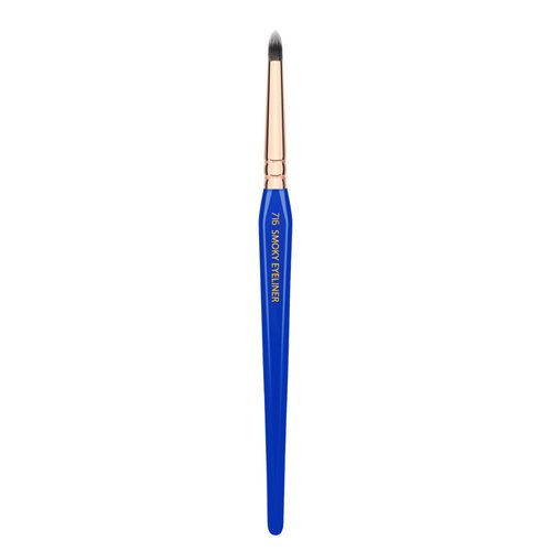 Bdellium Tools Professional Makeup Brush - Golden Triangle 716 Smoky Eyeliner - With All Vegan and Soft Synthetic Fibers, For Thick Lining (Blue, 1pc)
