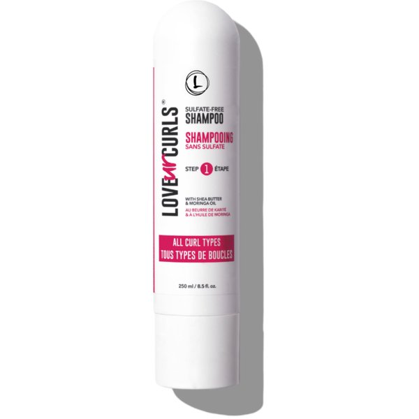 Love Ur Curls LUS Brands Shampoo for Curly, Wavy, Kinky-Coily Hair, 8.5 oz - Sulfate-Free Gentle, Moisturizing Shampoo - Hair Care Products for Soft, Smooth Curl Definition