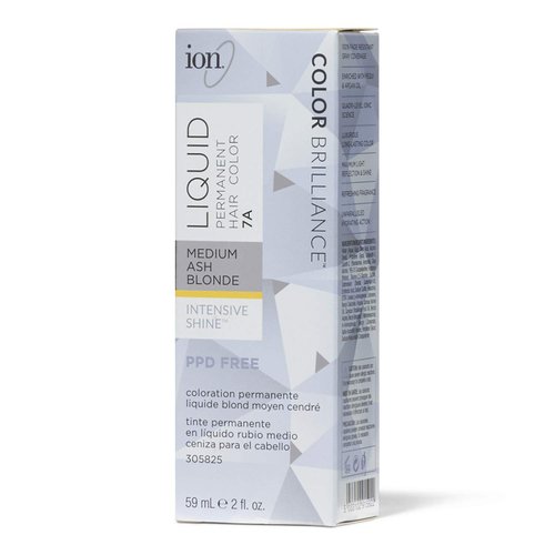 7A Medium Ash Blonde Permanent Liquid Hair Color