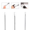6PCS Cuticle Pusher Set, Stainless Steel Cuticle Remover Kit, Cutter and Trimmer Manicure and Pedicure Tools for Fingernail and Toenails