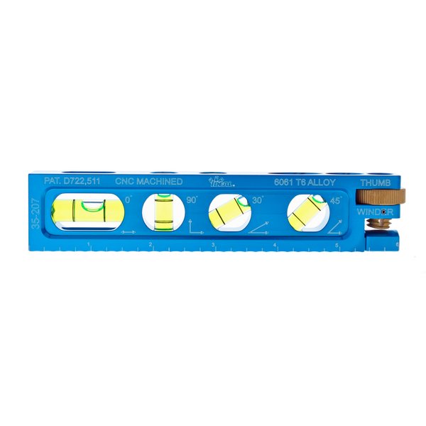IDEAL Electrical 35-207 6 in. Electrician Level With 4 Vials And Magnetic Jaw