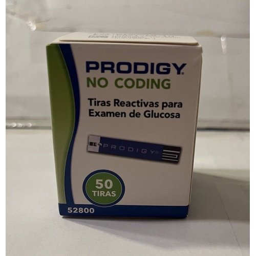 Prodigy 52800 No Coding Blood Glucose Test Strips