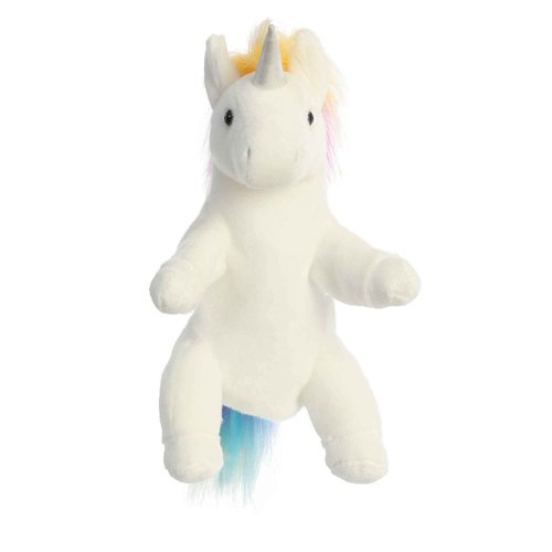 Aurora® Interactive Hand Puppet Unicorn Stuffed Animal - Storytelling Adventures - Playful Learning - Multicolor 12 Inches