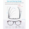 MODFANS Reading Glasses Women/Men Wood Look Round Frame Includes Sun Readers glasses for outdoors 5-Pack Comfort Flexible?Spring Hinge Lightweight with soft case 3.0